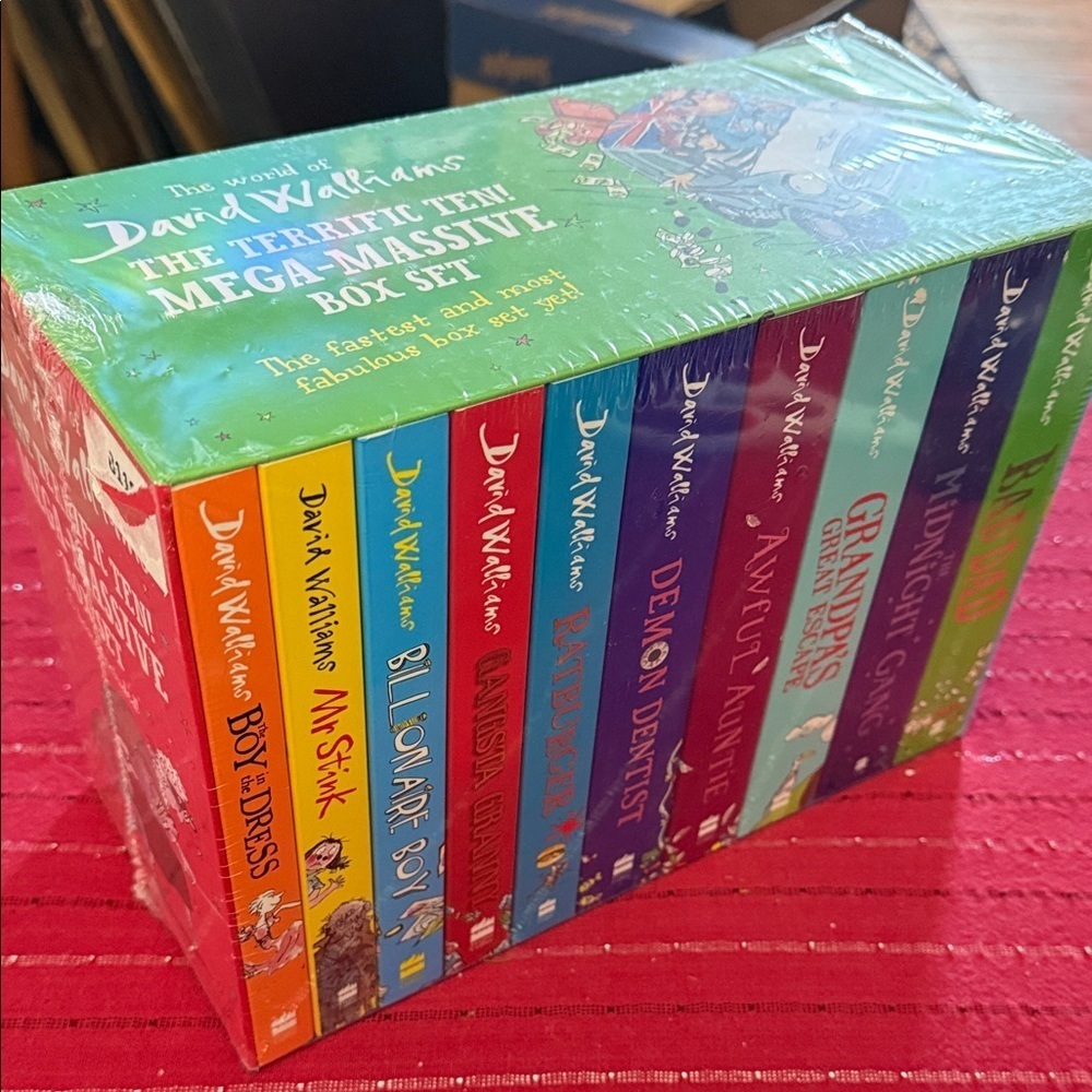 David Walliams Mega-Massive Box Set 10 Books New Sealed Box